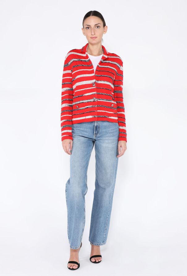 Chanel S/S 2020 Cashmere Striped Cardigan - 3