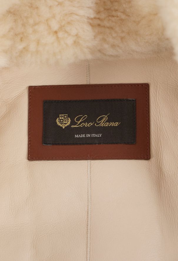 Loro Piana 2024 Shearling Cocoon Jacket - 6