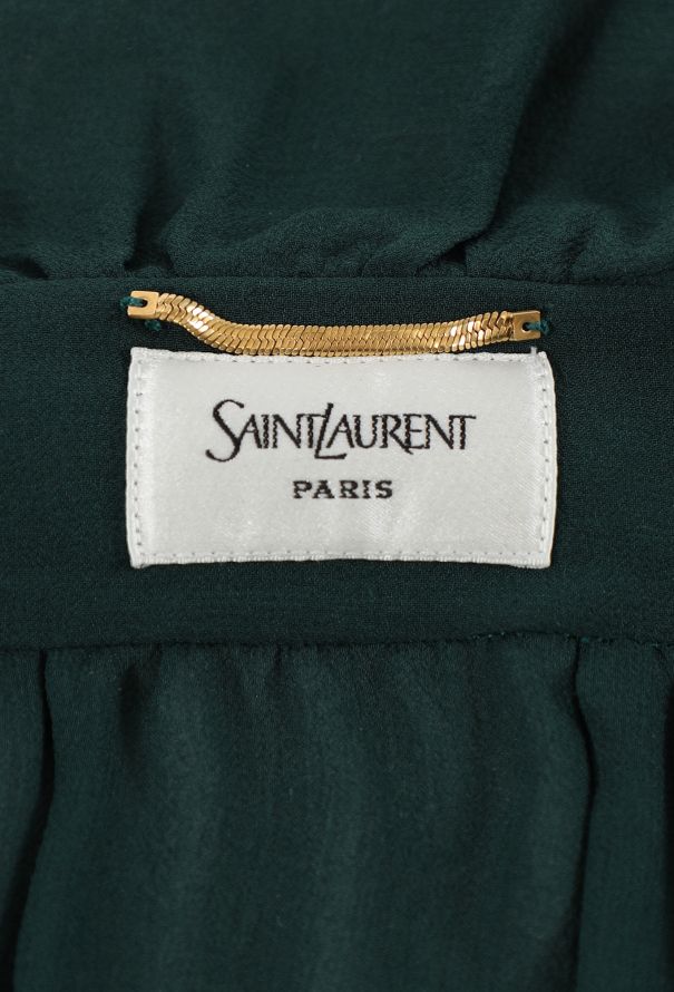 Saint Laurent Silk Ruffled Ensemble, Resort 2025 - 8