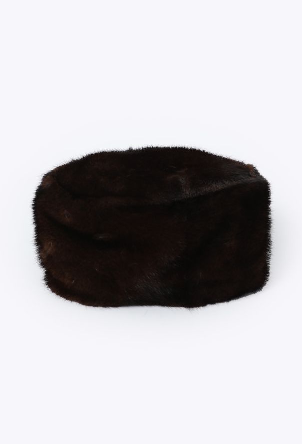 Prada Mink Fur Pillbox Hat, Early '90s - 3