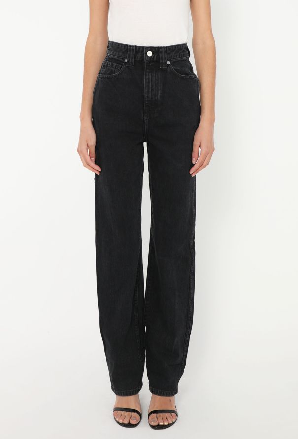 Khaite 2023 Albi Tapered-Leg Jeans - 3