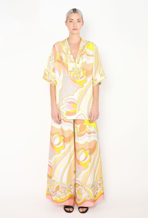 Emilio Pucci S/S 2018 Palazzo Silk Ensemble - 1