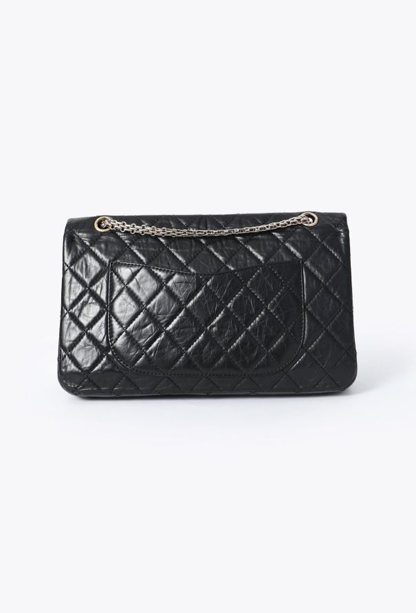 Chanel Black 2.55 Jumbo Flap Bag - 6