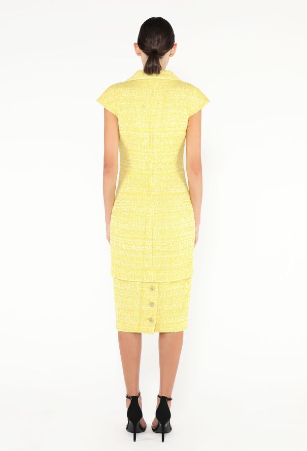 Chanel Resort 2012 Frayed Tweed Dress - 5