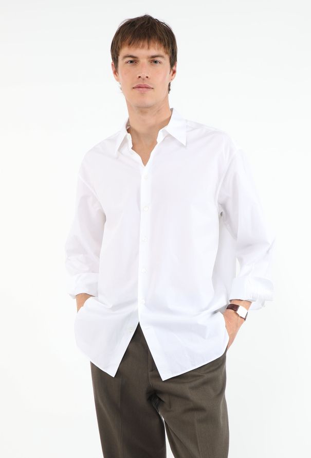 The Row Oversized Poplin Shirt - 1