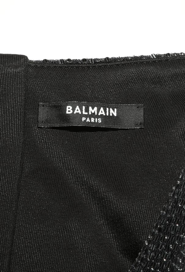 Balmain 2022 Metallic Sequin Dress - 5