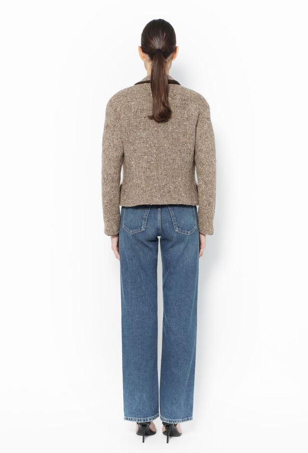 Chanel 1999 Lamé Tweed Jacket - 5