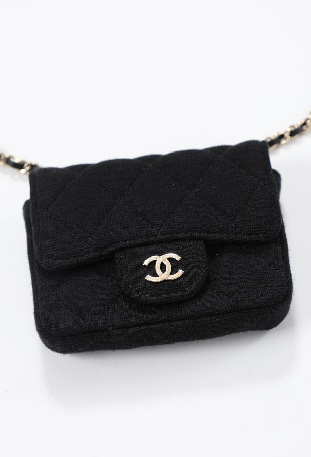 Chanel 2020 Classic Jersey Quilted Belt Bag - 3