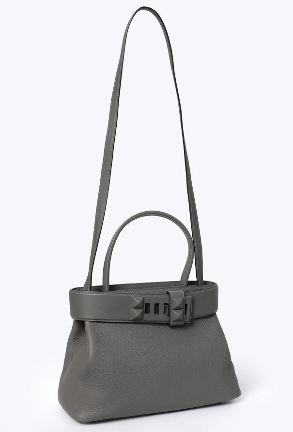 Hermès Gris Meyer Togo Medor Bag - 2