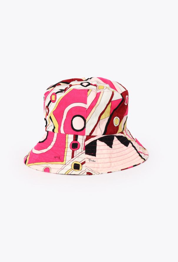 Emilio Pucci Graphic Corduroy Bucket Hat - 3