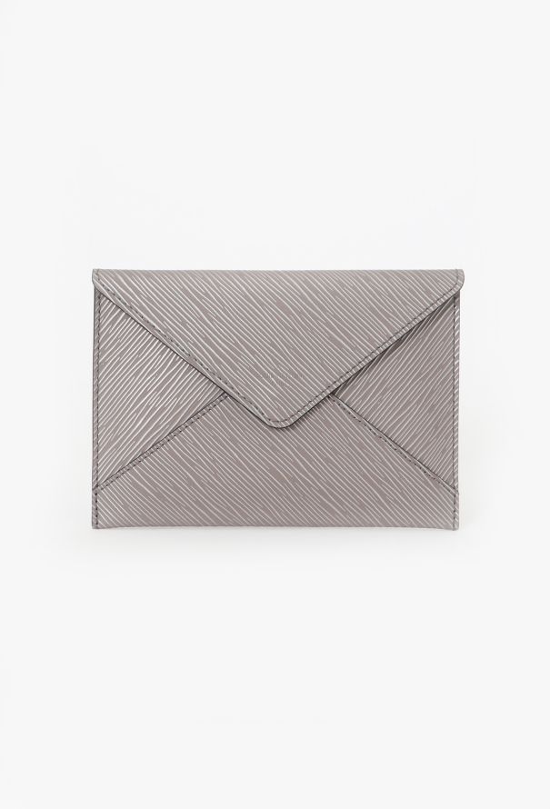 Louis Vuitton Matte Grey Epi Envelope Pouch - 1
