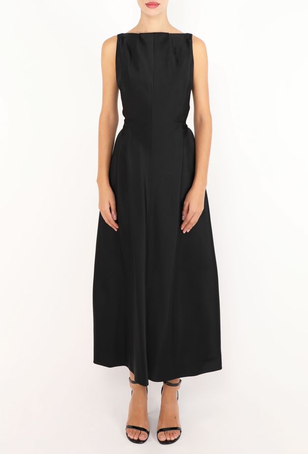CJ Yoon Ono Satin Pleated Dress, 1990s - 3
