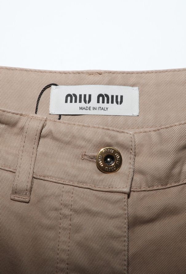 Miu Miu 2024 Cargo Logo Shorts - 5