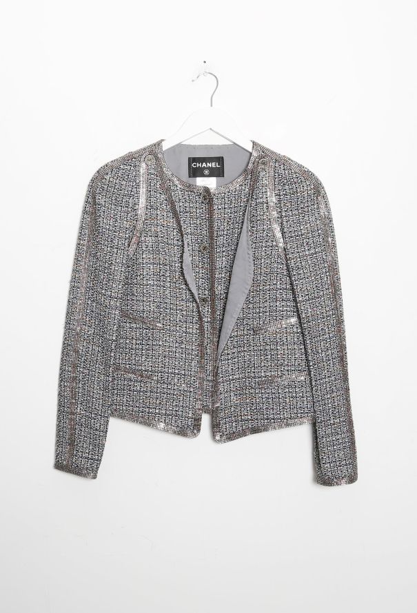 COLLECTOR S/S 2011 Rhinestone Tweed Jacket | Authentic & Vintage 