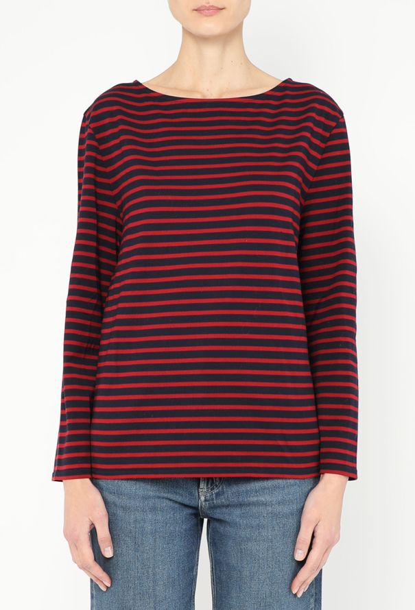 Céline 2019 Boat-Neck Marinière Top - 1