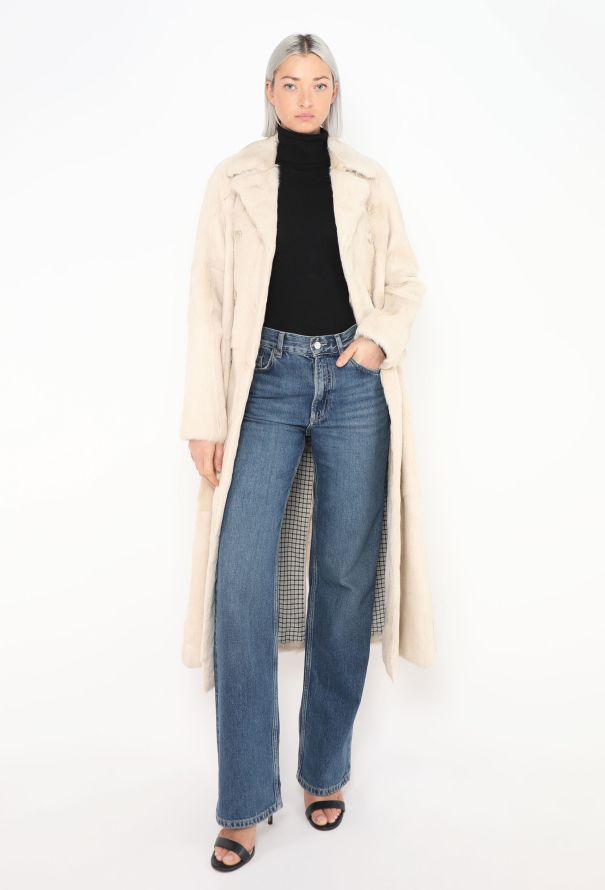 Sonia Rykiel Resort 2017 Dyed Goat Fur Peacoat - 6 Sonia Rykiel Resort 2017 Dyed Goat Fur Peacoat - 6