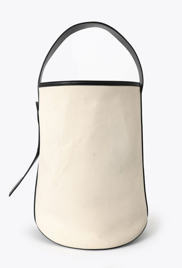 Céline Canvas & Calfskin Bucket Bag - 1