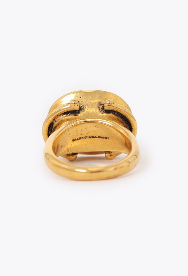 Balenciaga 2007 Anchor Signet Ring - 3