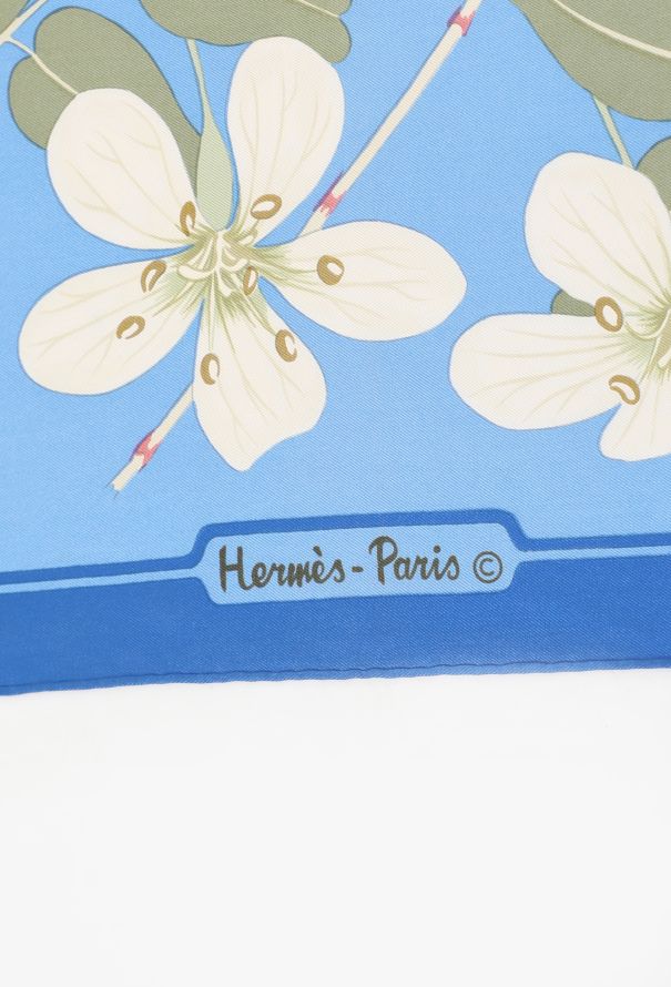 Hermès Vintage 'Flora Graeca' Silk Scarf - 5