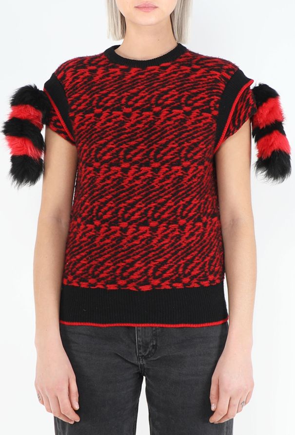 Balenciaga Le Dix F/W 2000 Cashmere Foxtail Sweater - 3