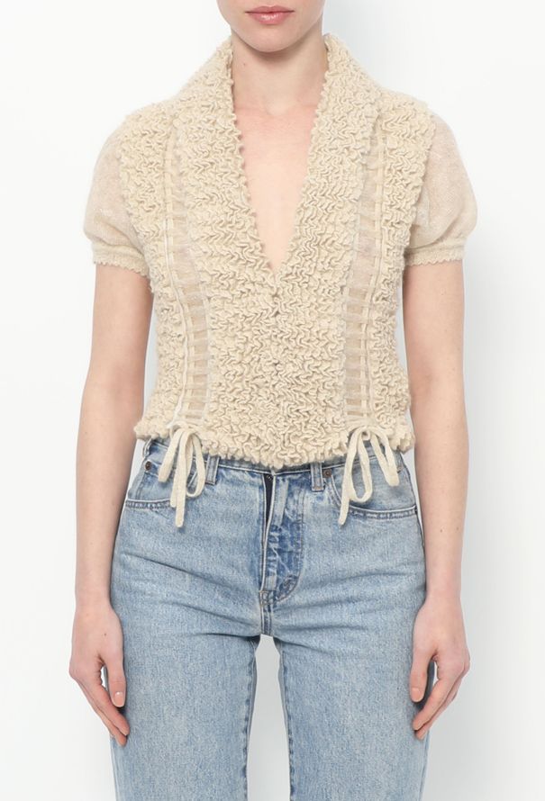 Alaïa F/W 2008 Iridescent Ruched Top - 1