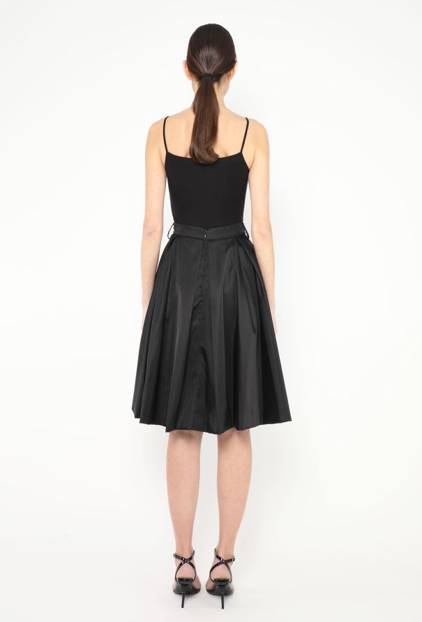 Prada F/W 2000 Pleated Nylon Skirt - 4 Prada F/W 2000 Pleated Nylon Skirt - 4