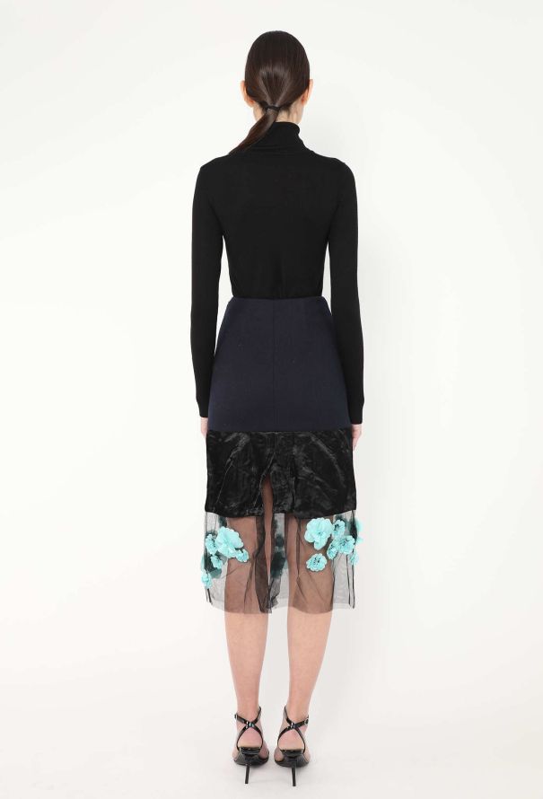 Prada F/W 2022 Tiered Appliqué Skirt - 5