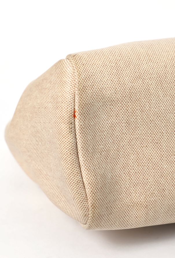 Hermès Vintage Toile & Vache Hunter 'Évolutionnaire' MM Herbag - 10