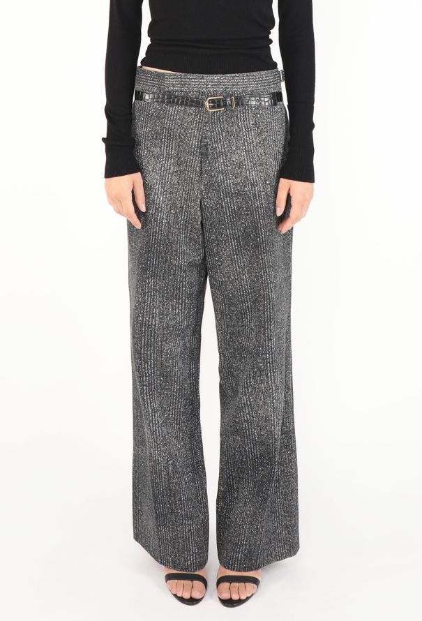 Prada S/S 2025 Trompe l'Œil Belted Trousers - 3