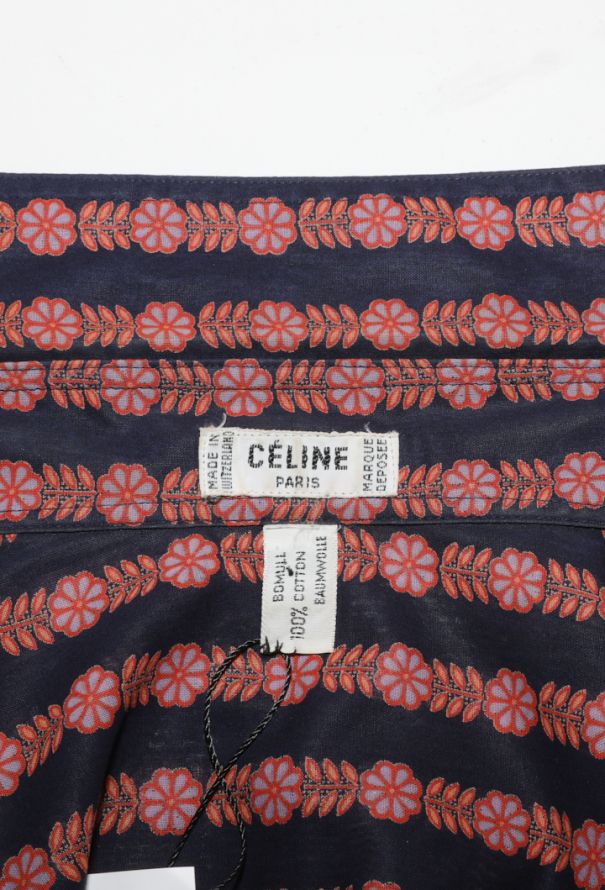 Céline Vintage Printed Cotton Tunic - 6
