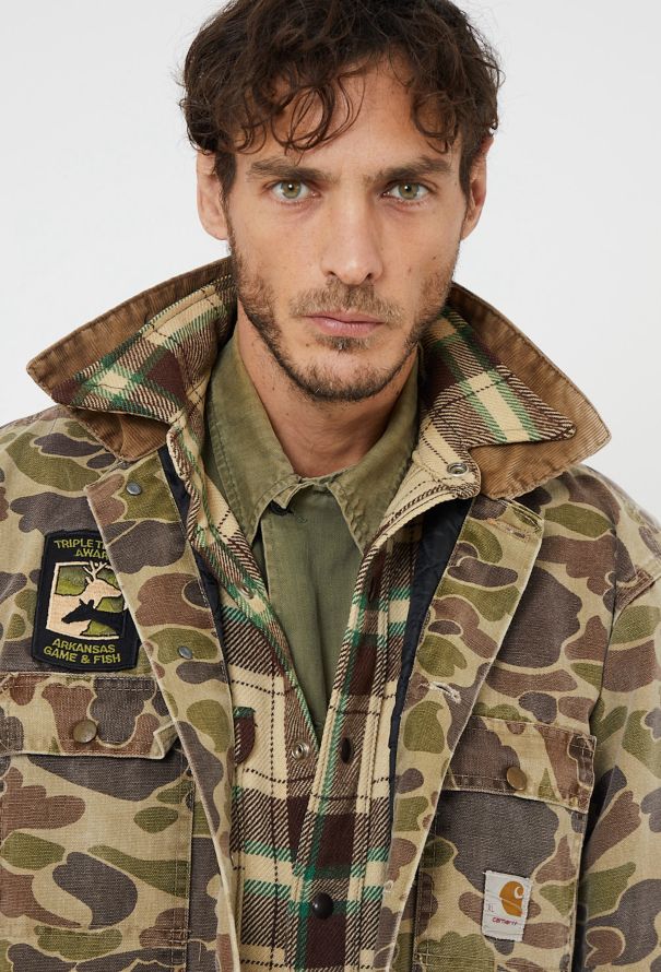 80s Carhartt Camouflage Hunting Jacket | Authentic & Vintage