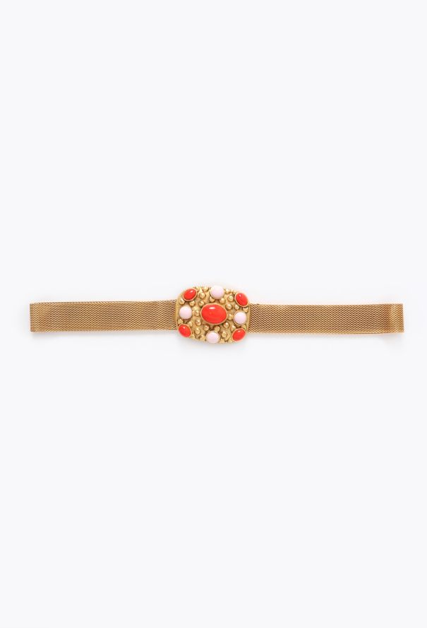 Chanel RARE 1997 Gripoix Cabochon Mesh Belt - 2 Chanel RARE 1997 Gripoix Cabochon Mesh Belt - 2