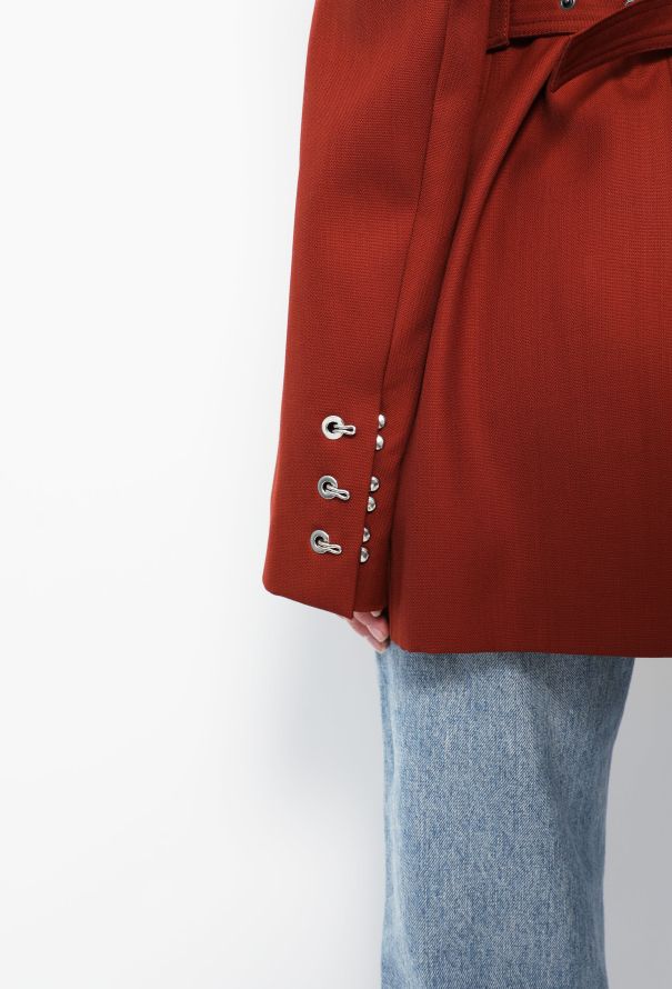 Thierry Mugler S/S 2019 Contrast Stitch Blazer - 6