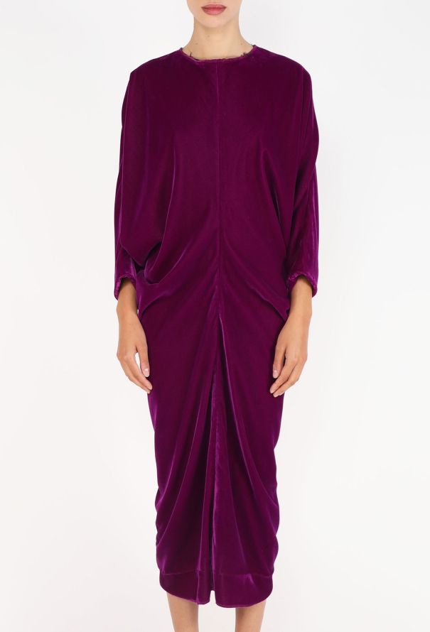 Comme des Garçons Draped Velvet Dress, F/W 2019 - 3