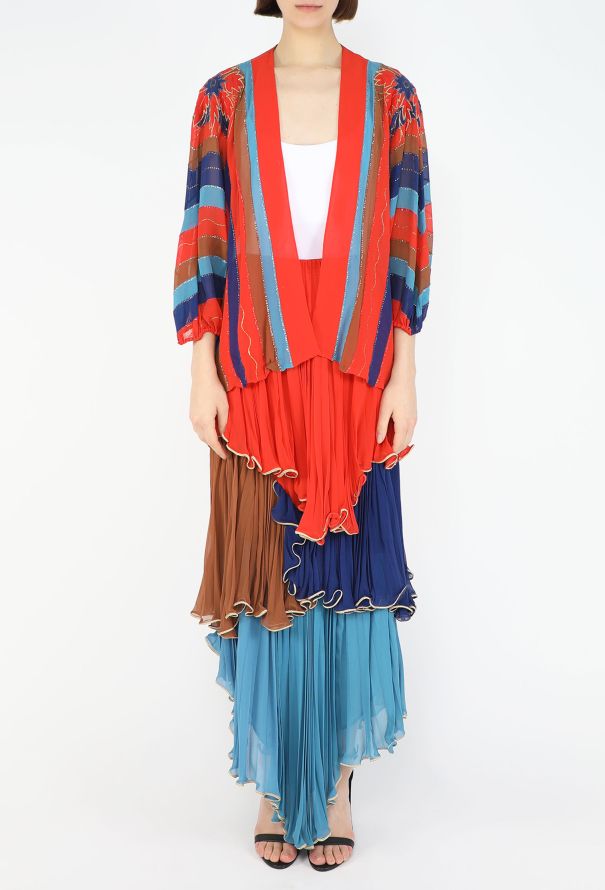 Renato Balestra '70s Bohemian Lamé Ensemble - 4