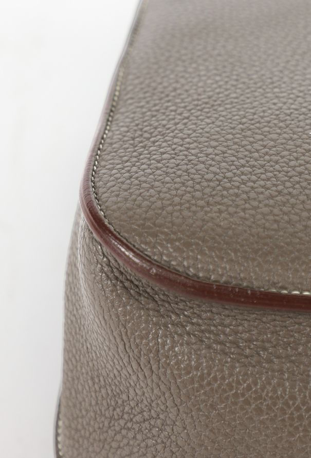 Hermès Gris Étain Taurillon Clémence Halzan 31 - 12