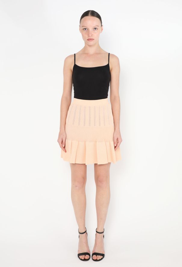 Alaïa Early '90s Fluted Knit Skirt - 5