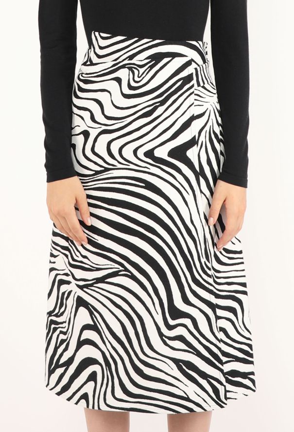 Céline Zebra Print Wrap Skirt, 2016 - 3