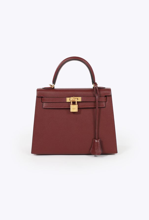 Hermès Rouge H Epsom Kelly Sellier 25 - 1