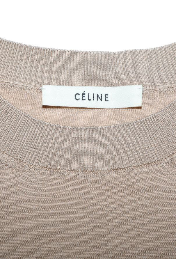 Céline Mohair Trim Triomphe Sweater - 5