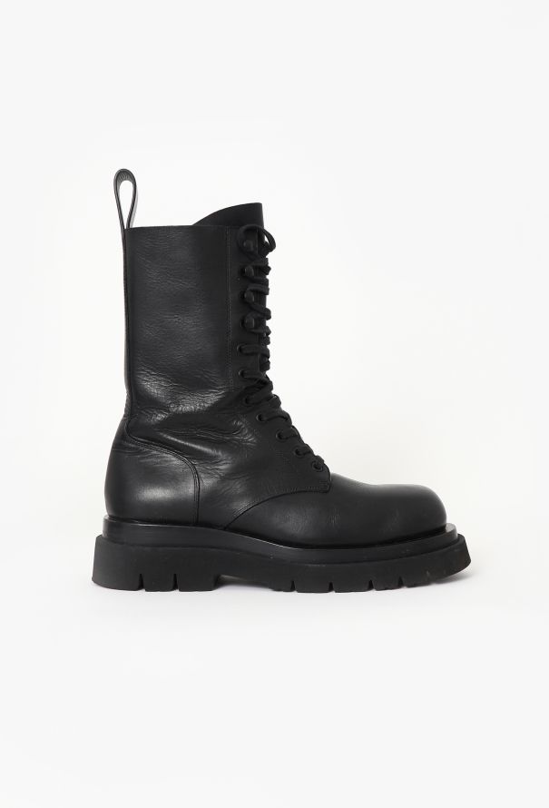 Bottega Veneta F/W 2022 Lace-Up Lug Boots - 3