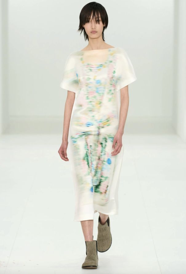 Loewe Ombré Charmeuse Skirt, F/W 2023 - 2