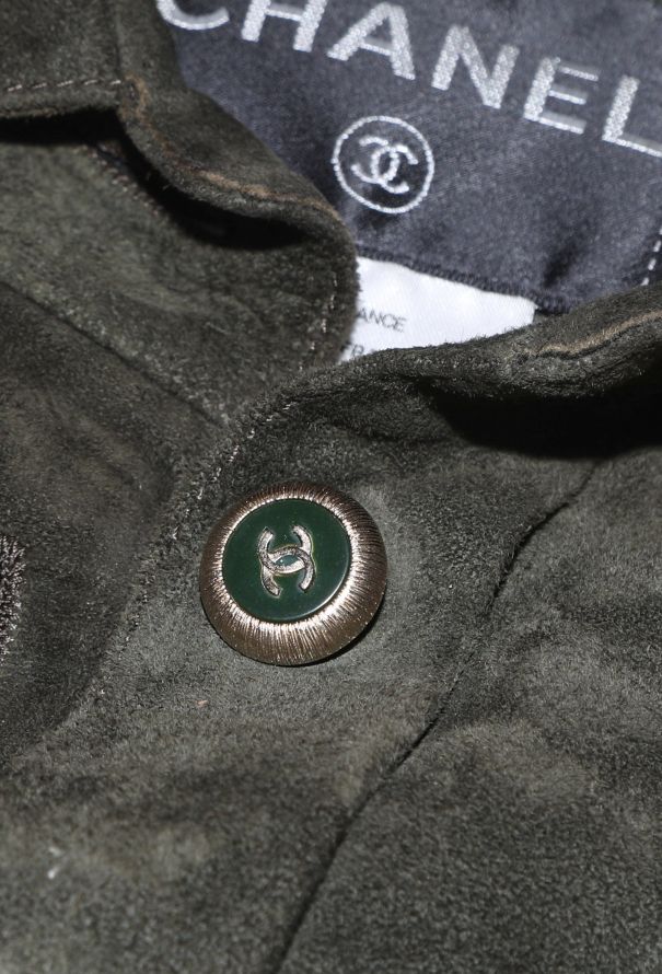 Chanel S/S 2015 Suede 'Votez Coco' Overshirt - 5