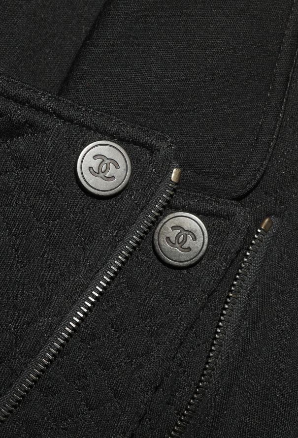Chanel Classic Quilted Biker Jacket - 8