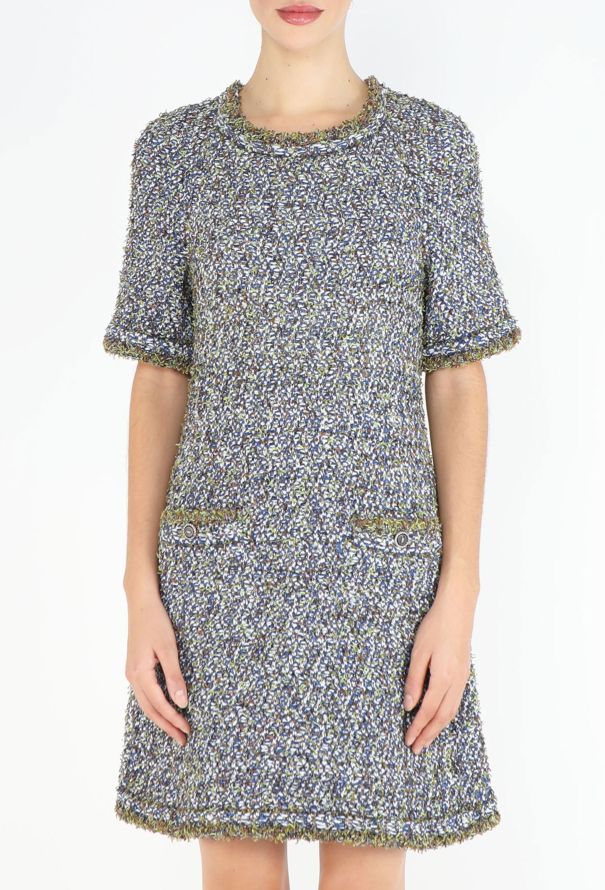 Chanel S/S 2015 Tweed Shift Dress - 4