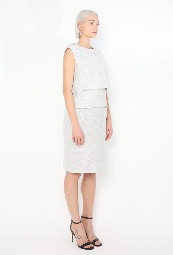 Chanel 2016 Tiered Bouclé Dress - 3 Chanel 2016 Tiered Bouclé Dress - 3
