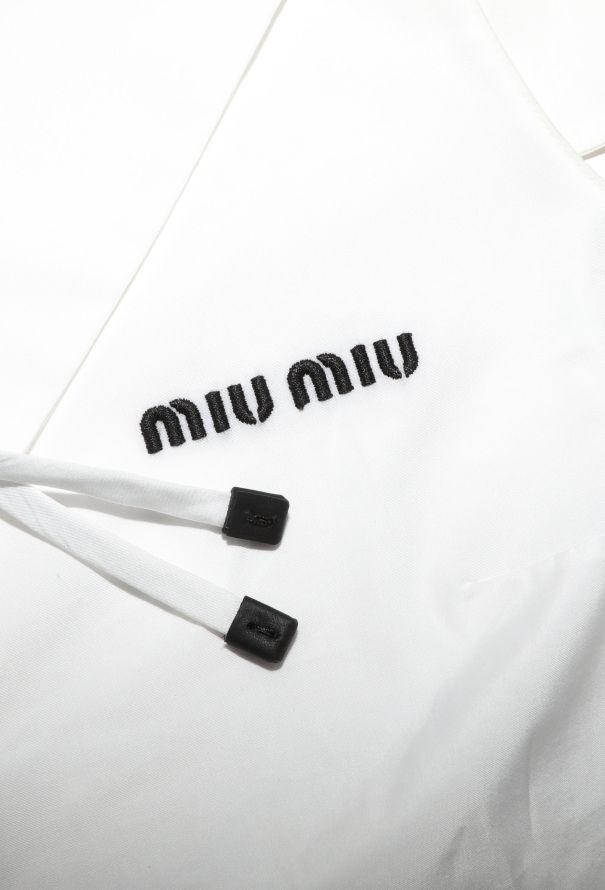 Miu Miu 2024 Poplin Sailor Top - 6