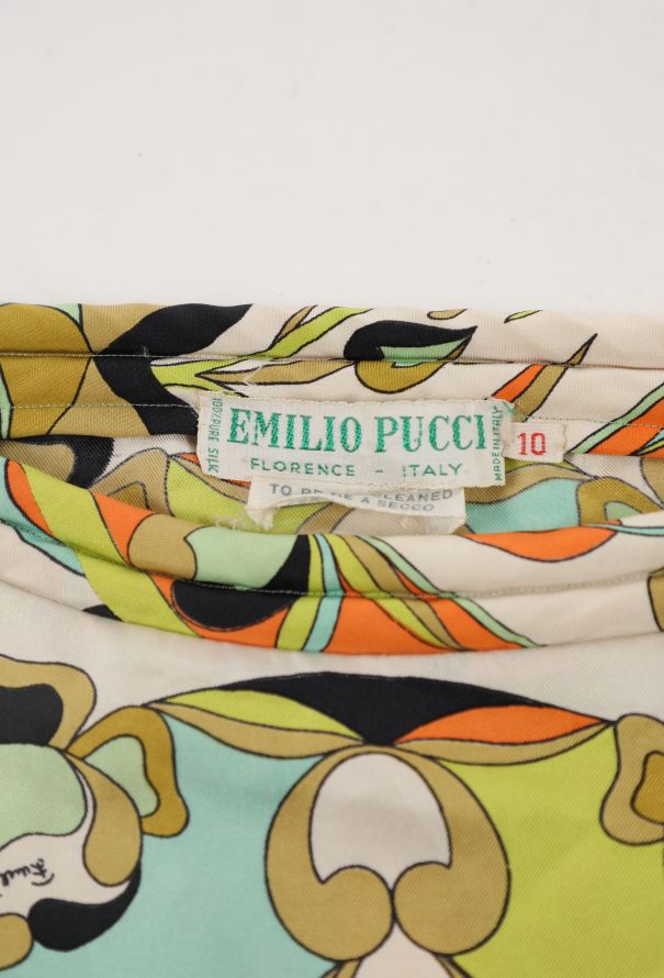 Emilio Pucci '60s Silk Printed Top - 5