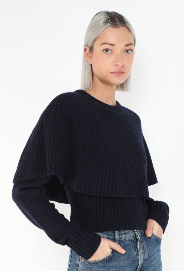 Chloé Fall 2024 Wool Capelet Sweater - 2