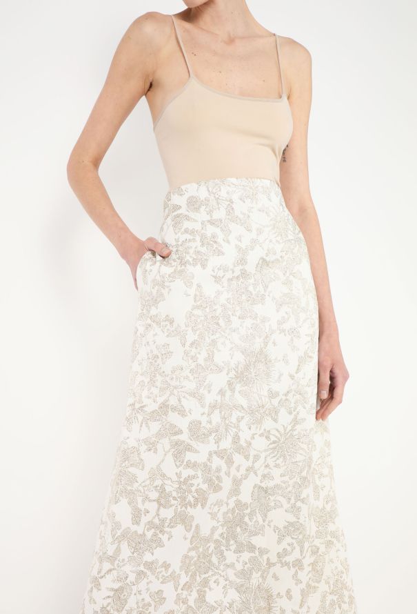 Dior 2021 Millefiori Brocade Skirt - 1